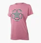 Футболка женская Jeep T-Shirt Oversize Star Striped Print Turn Pink O102613-P490
