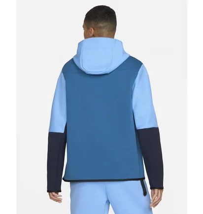Толстовка чоловіча Nike Sportswear Tech Fleece MenS Full-Zip Hoodie Light Blue CU4489-412