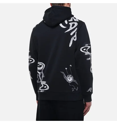 Худі чоловіче RipNDip Space Walk Black RNDFAL24120