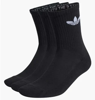 Шкарпетки Adidas Cushioned Trefoil (3 шт) Black HC9547