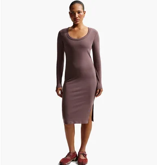 Плаття жіноче Nike Sportswear Chill Knit Bordo HV2799-502