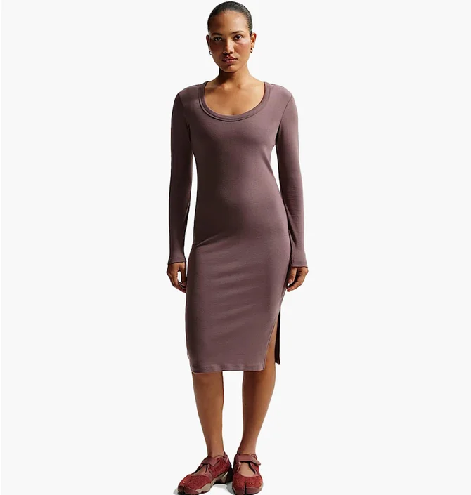 Плаття жіноче Nike Sportswear Chill Knit Bordo HV2799-502