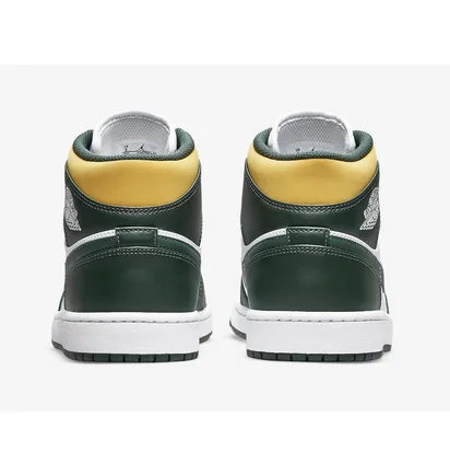 Кроссовки мужские Nike 1 Mid Green/White 554724-371