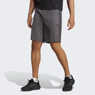 Шорты мужские Adidas Train Essentials Piqu 3-Stripes Training Shorts Grey IB8245