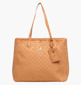 Сумка женская Air Jordan Suede Monogram Tote Brown LM9206-X6X