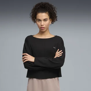 Лонгслів жіночий Puma Cloudspun Rib Black 528675-01