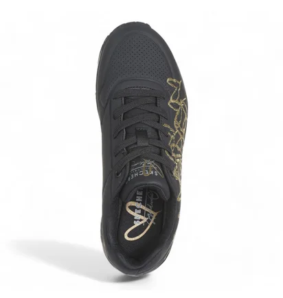 Кросівки жіночі Skechers Uno - Golden Heart Black 177975-BKGD