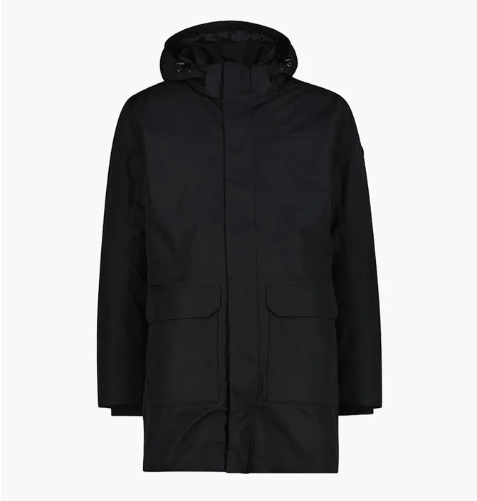 Парка мужская CMP Zip Hood Feel Warm Black 35K3737-U901