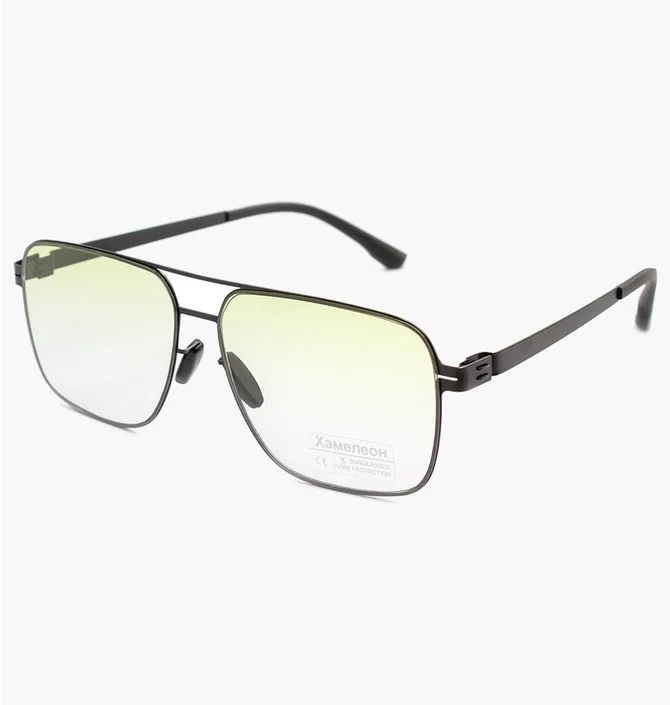 Солнцезащитные очки мужские Нова лінія Black/Green 804-С5