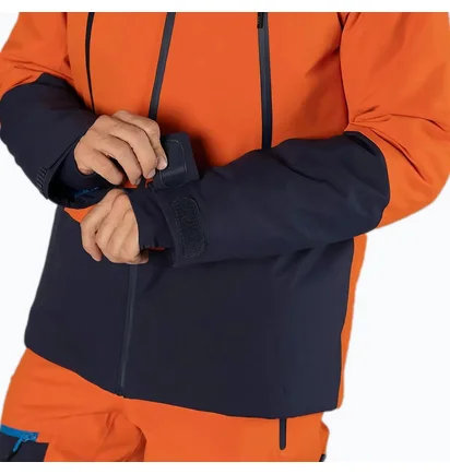Куртка чоловіча CMP Fix Hood Twill Orange/Blue 34W2037-B595