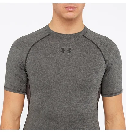 Футболка чоловіча Under Armour Heat Gear Ss Compression Top Grey 1257468-090