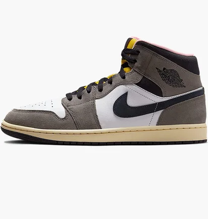 Кроссовки мужские Air Jordan 1 Mid Se Grey/Multi HQ2011-100