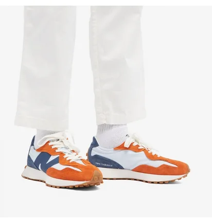 Кроссовки мужские New Balance U327Wej Orange/Light Blue U327WEJ