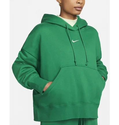 Худі жіноче Nike Sportswear Phoenix Fleece Over-Oversized Pullover Hoodie Green Dq5858-365