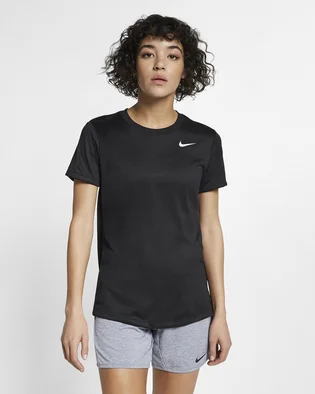 Футболка жіноча Nike W Nk Dry Leg Tee Crew Black Aq3210-010