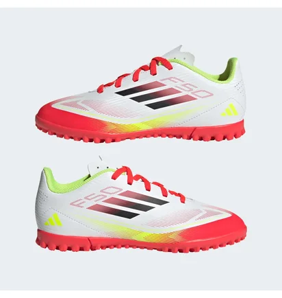 Сороконожки детские Adidas F50 Club Tf White IE3732