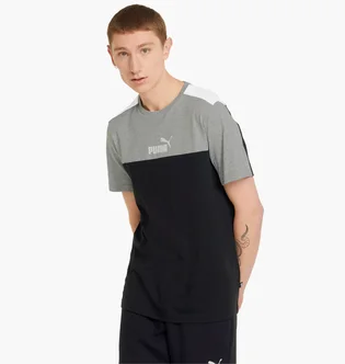 Футболка чоловіча Puma Essentials+ Block Black/Grey 847426-01
