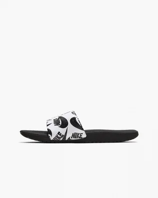 Тапочки дитячі Nike Little/Big Kids Slides Black/White Ct6619-100
