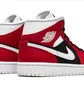 Кроссовки женские Air Jordan Wmns 1 Mid Red/Black BQ6472-601