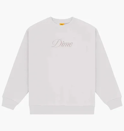 Світшот унісекс Dime Cursive Logo Grey DIMESP24D213CEM