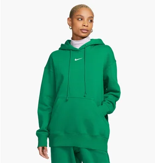 Худи женское Nike Sportswear Phoenix Fleece Oversized Pullover Hoodie Green Dq5860-365