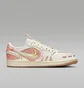 Кросівки жіночі Air Jordan 1 Low White/Pink HQ2186-180