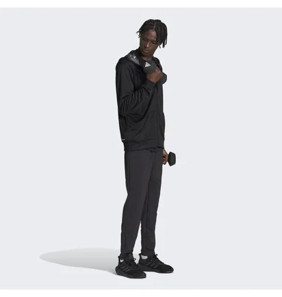 Кофта мужская Adidas Train Essentials Seasonal Training Full-Zip Jacket Black Ib8137