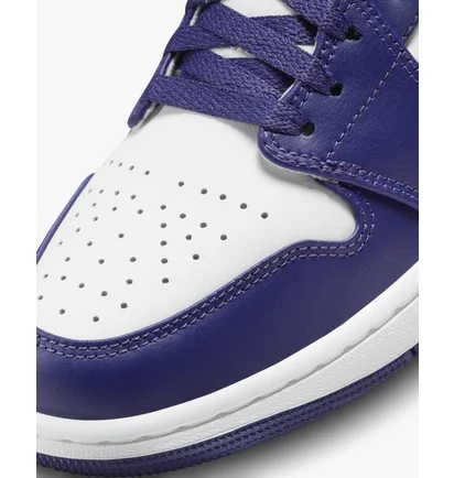 Кросівки чоловічі Air Jordan 1 Mid Shoes White/Violet DQ8426-515