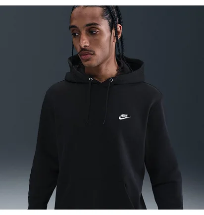 Худі чоловіче Nike Club Pullover Fleece Hoodie Black FN3859-010