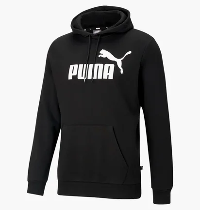 Худи мужское Puma Essentials Big Logo Mens Hoodie Black 846812-01