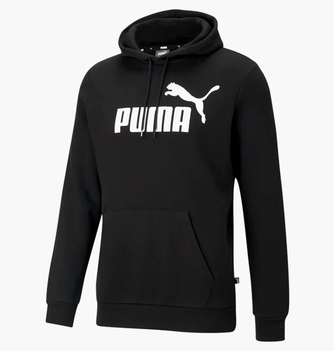 Худи мужское Puma Essentials Big Logo Mens Hoodie Black 846812-01
