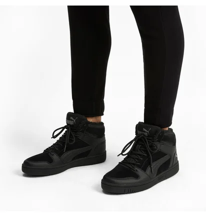 Кросівки чоловічі Puma Rebound Layup Sd Fur Black 369831-01