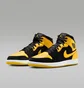 Кроссовки мужские Air Jordan 1 Mid Se Black/Yellow HJ6654-071