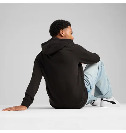 Толстовка мужская Puma Ess Small Logo Full-Zip Black 682592-01