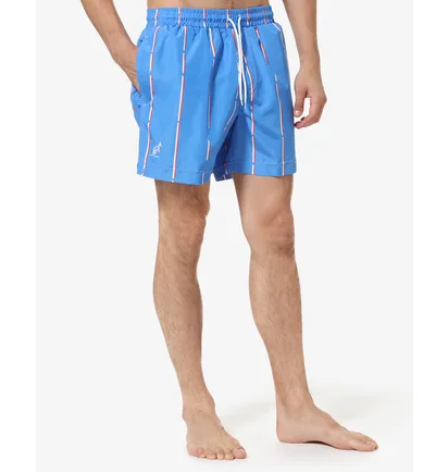 Шорты мужские AUSTRALIAN Stripe Beach Boxer Light Blue LSUCU0010-003