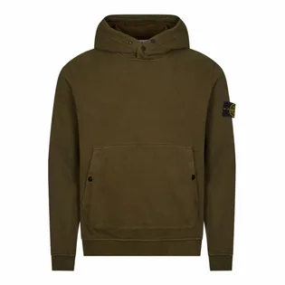 Худи мужское Stone Island Logo Hoodie Olive 791561720-V0058