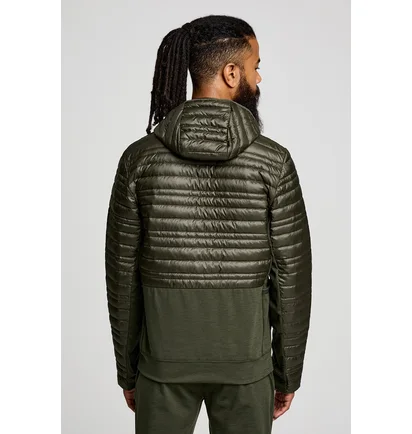 Ветровка мужская Saucony Solstice Oysterpuff Jacket Green SAM800350-UB