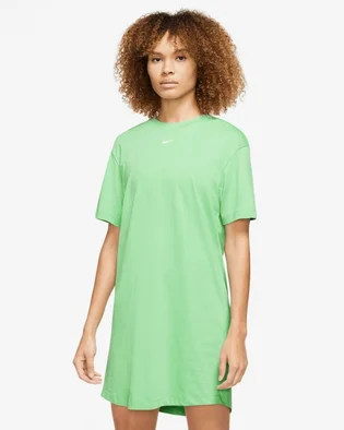 Платье женское Nike Nsw Essntl Ss Dress Tshrt Green DV7882-376