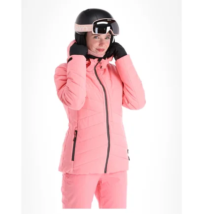 Куртка женская CMP Jacket Zip Hood Pink 33W0716-B634