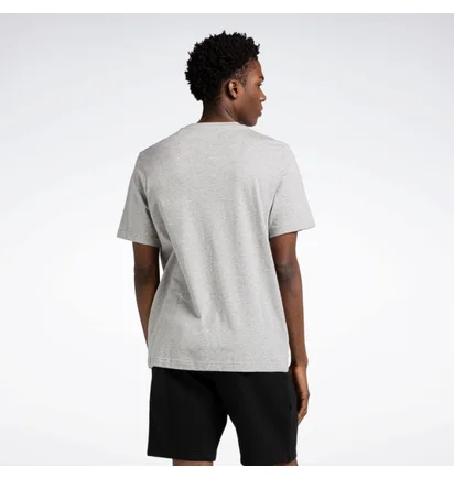 Футболка мужская Reebok Identity Big Stacked Logo T-Shirt Grey 100071173