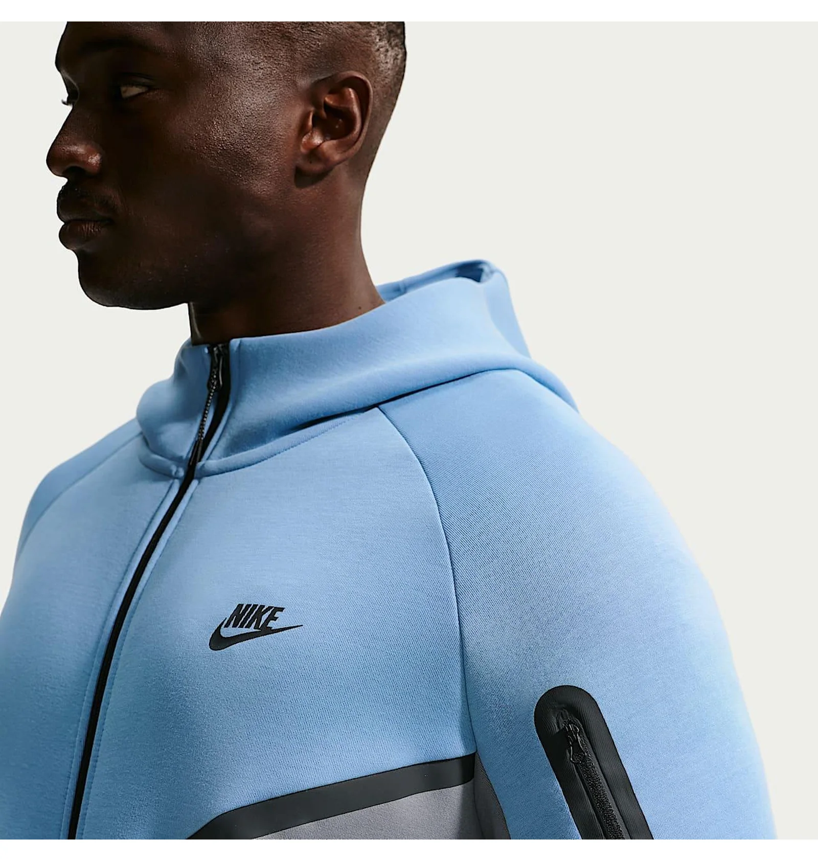 ᐉ Толстовка чоловіча Nike Tech Fleece Fz Wr Blue/Grey HV0949-486