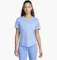 Футболка женская Nike Womens Dri-Fit Swoosh T-Shirt Light Blue FB4696-450