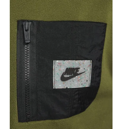 Свитшот мужской Nike M Nsw Spu Tf Polar Flc Crew Green Dq5104-326