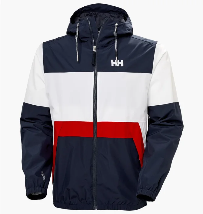 Куртка мужская Helly Hansen Koster Rain Blue/White 54392-597