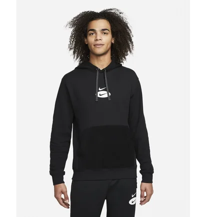 Худі чоловіче Nike Sportswear Swoosh League Black DM5462-070