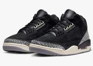 Кроссовки женские Air Jordan 3 Retro Off Noir Black CK9246-001