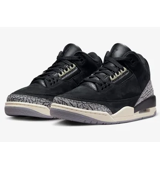 Кроссовки женские Air Jordan 3 Retro Off Noir Black CK9246-001