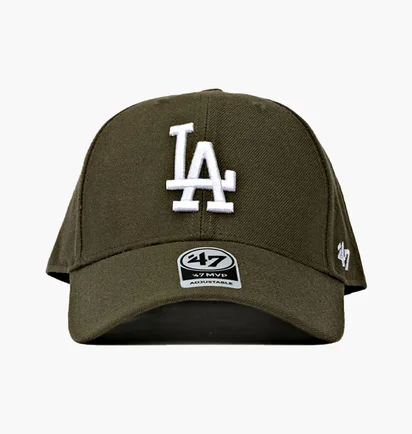 Кепка унісекс 47 Brand Snapback Los Angeles Dodgers Olive MVPSP12WBP-SWB