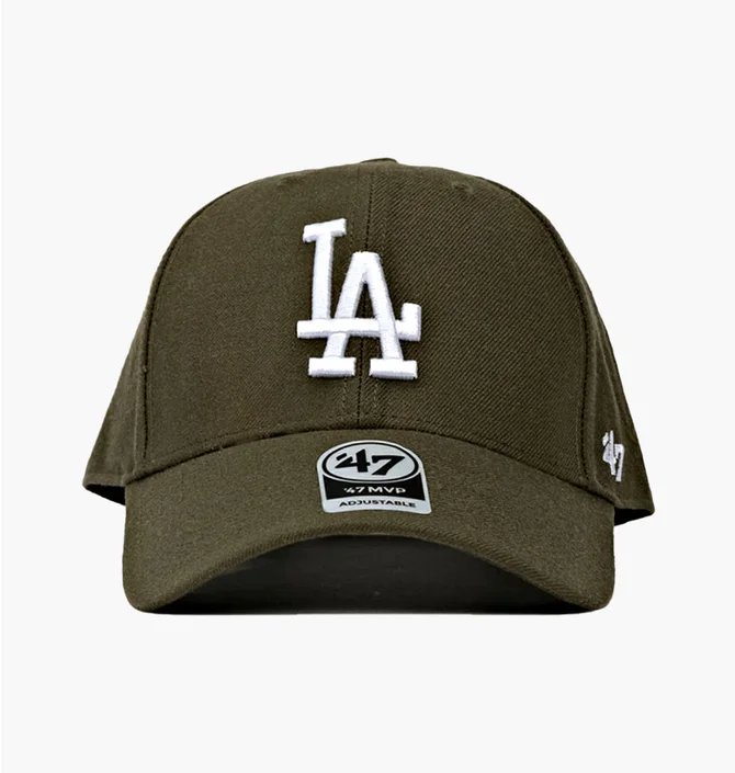 Кепка унісекс 47 Brand Snapback Los Angeles Dodgers Olive MVPSP12WBP-SWB