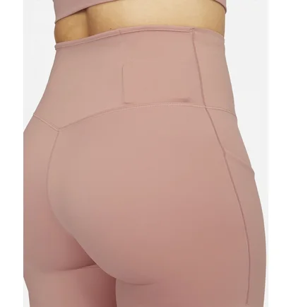 Топ женский Nike Go WomenS Firm-Support High-Waisted 8 Biker Shorts With Pockets Peach DQ5923-618